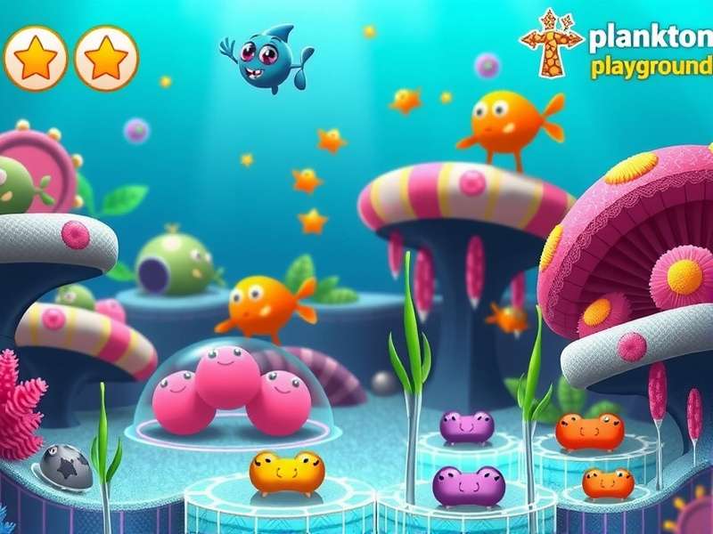 Plankton Playground gameplay showing ecosystem management